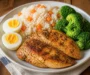 Golden Herb Chicken Rice