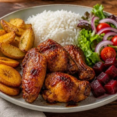 Delicious Golden Honey Chicken dish served as a feast