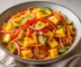 Zesty Mango Slaw With Lime Zest
