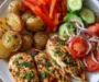 Crispy Garlic Herb Chicken Breast