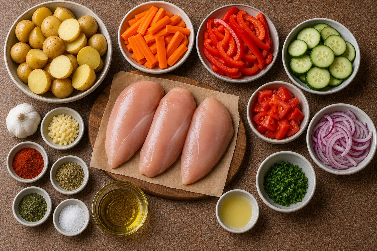 Crispy Garlic Herb Chicken Breast