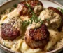 Creamy Beef Filet Over Potatoes