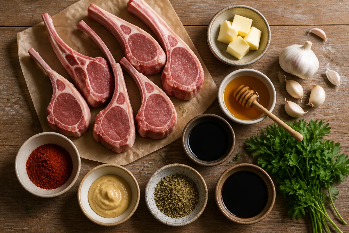 Crispy Honey Garlic Lamb Chops