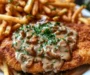 Crispy Jägerschnitzel With Mushroom Sauce