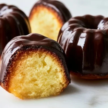 Golden Canele French caramelized custard cakes with a crispy exterior and creamy inside