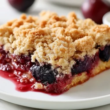 Delicious Golden German Plum Cake topped with fresh plums and a golden crust.