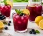 Blueberry Lemonade with Fresh Mint