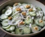 Cucumber Dill Salad with Crunchy Walnuts