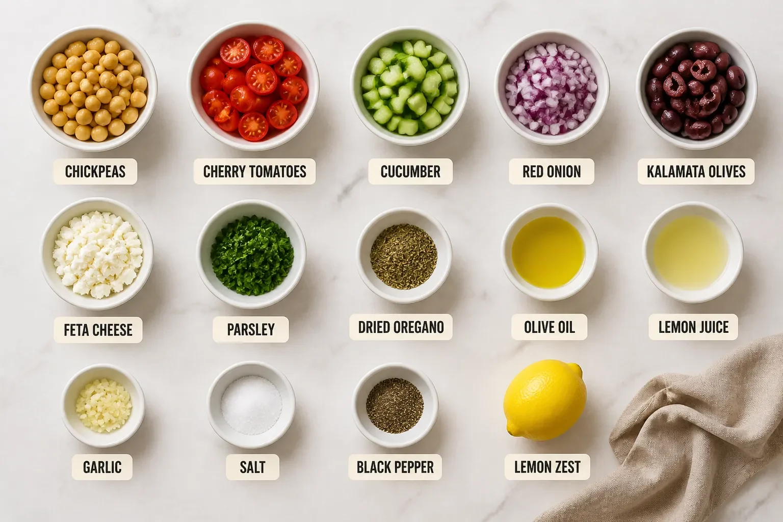 Cozy Mediterranean Chickpea Salad