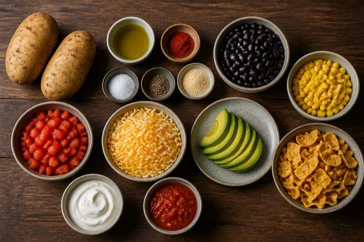 Creamy Loaded Potato Taco Bowl
