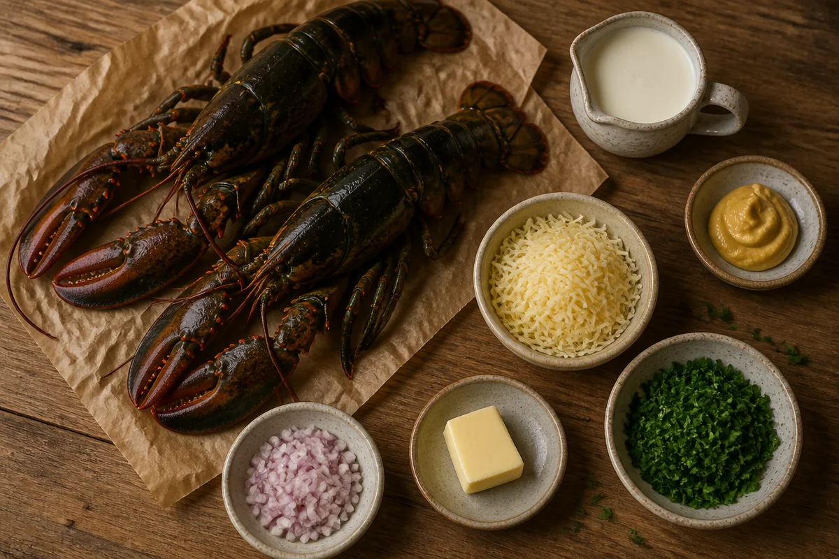 Creamy Lobster Thermidor Bake
