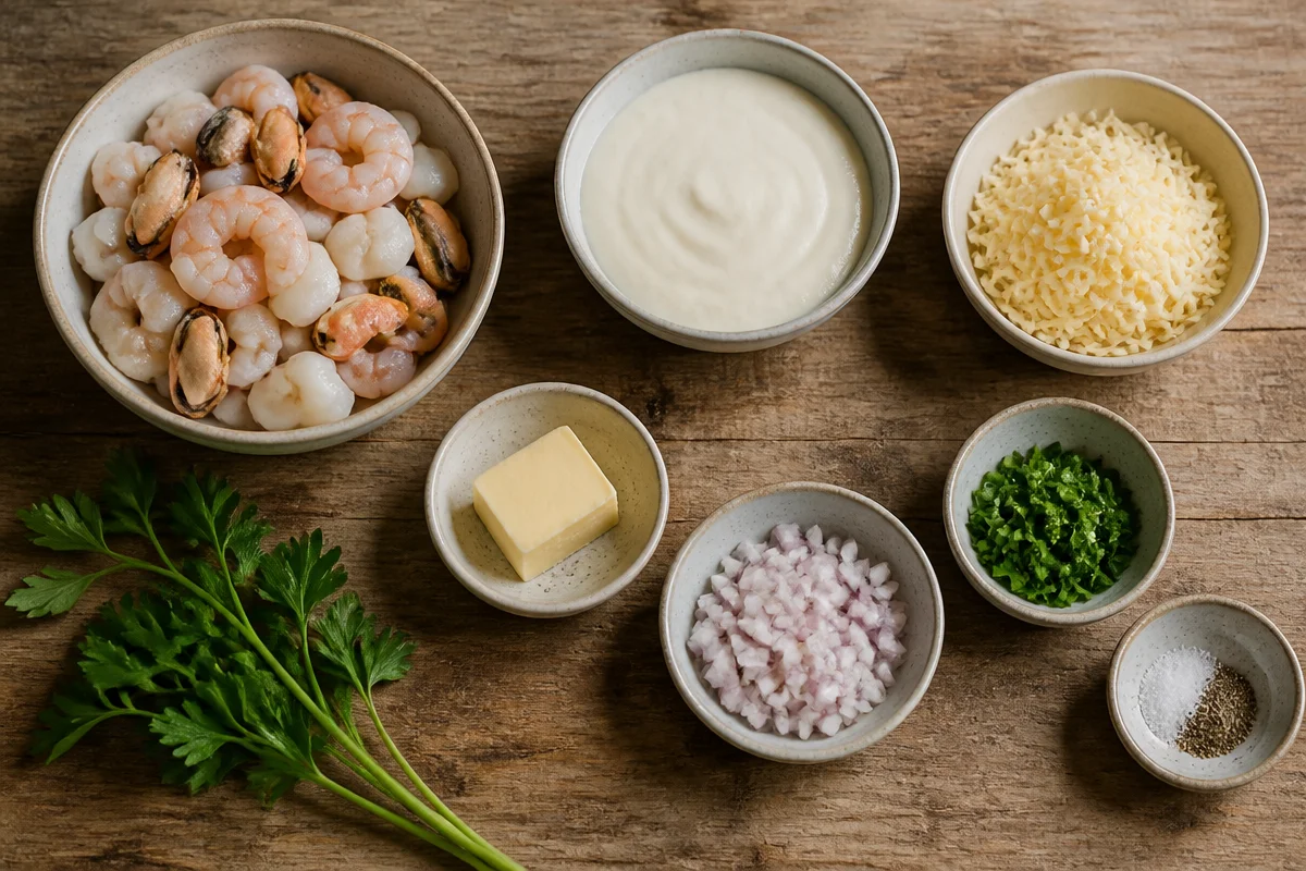 Creamy Seafood Gratin Bake