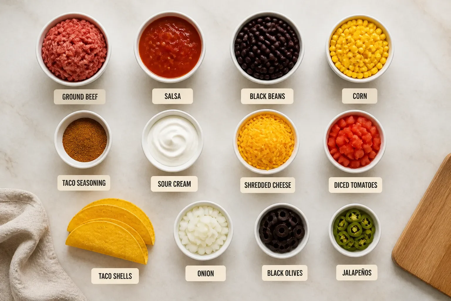 Crock Pot Taco Shells and Cheese