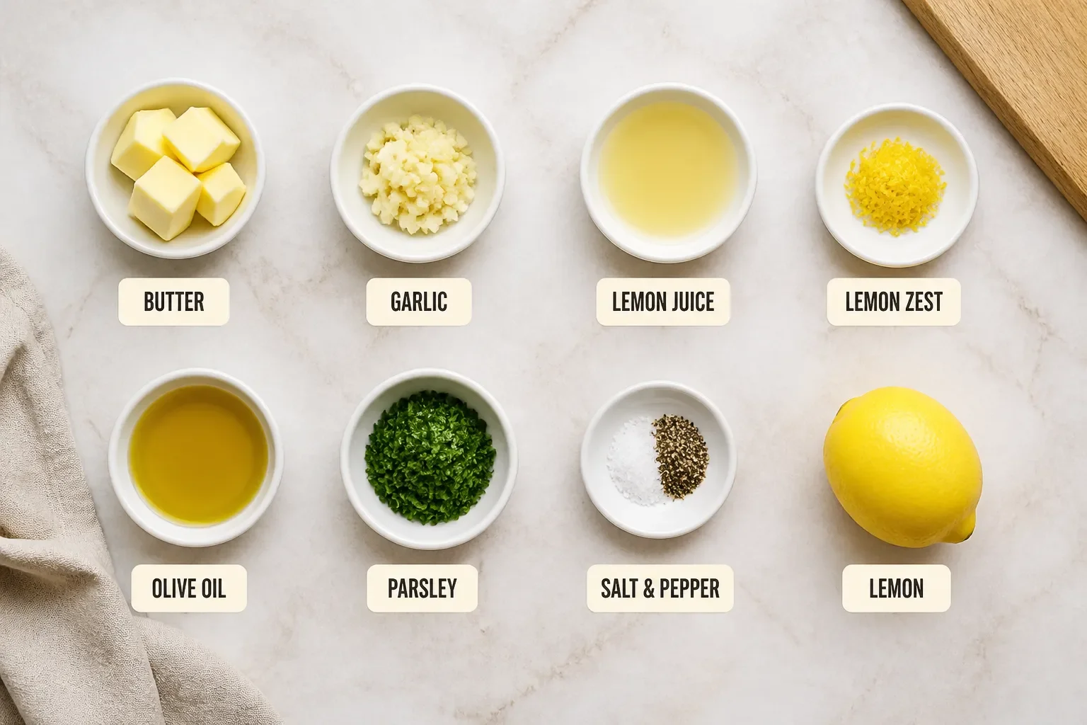 Lemon Garlic Butter Sauce